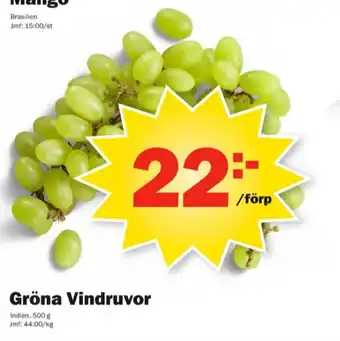 Pekås Vindruvor erbjuda