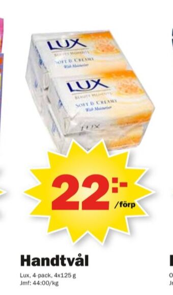 Pekås Lux Tvål erbjuda