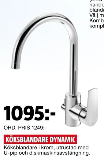 Bauhaus Köksblandare dynamic erbjuda