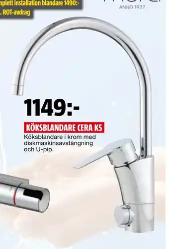 Bauhaus Köksblandare cera k5 erbjuda