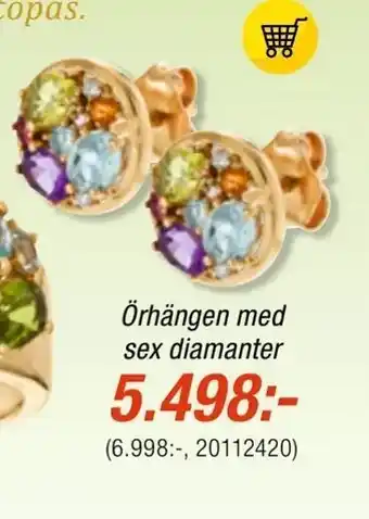 Guldfynd Smycken i 18K guld med diamanter, ametist, citrin, turmalin, peridot, akvamarin och blå topas. erbjuda