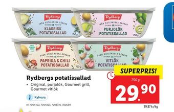 Lidl Rydbergs potatissallad erbjuda