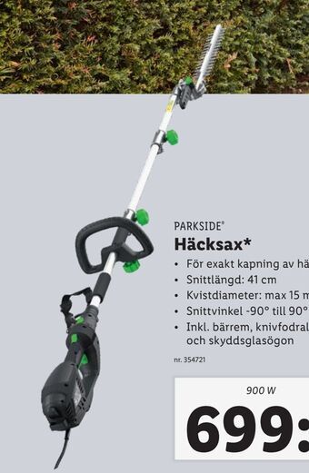 Lidl Häcksax erbjuda