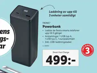 Lidl Powerbank erbjuda