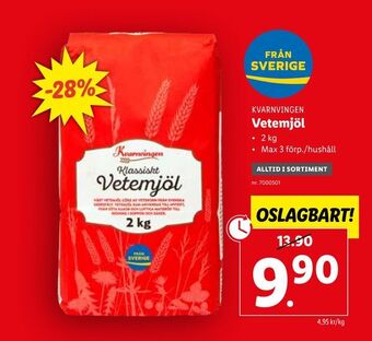 Lidl Vetemjöl erbjuda