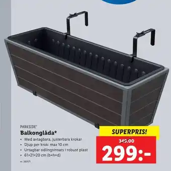 Balkonglåda