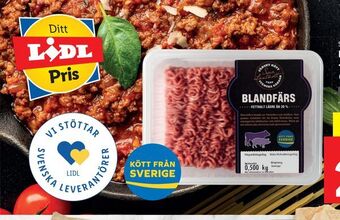 Lidl Färsk blandfärs erbjuda