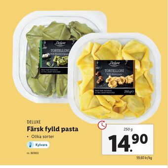Lidl Färsk fylld pasta erbjuda