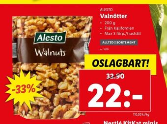 Lidl Valnötter erbjuda