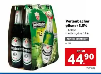 Perlenbacher pilsner 3,5%