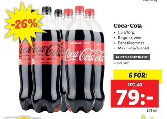 Lidl Coca-Cola erbjuda