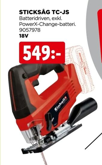 Jem&Fix Sticksåg tc-js erbjuda