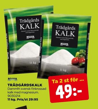 Jem&Fix Trädgårdskalk erbjuda
