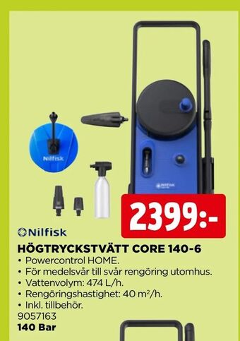 Jem&Fix Högtryckstvätt core 140-6 erbjuda