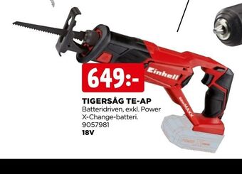 Jem&Fix Tigersåg te-ap erbjuda