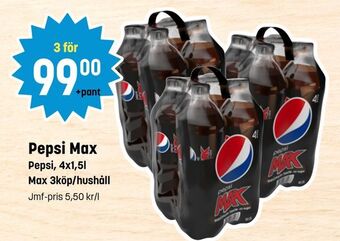Eurocash Pepsi Max erbjuda