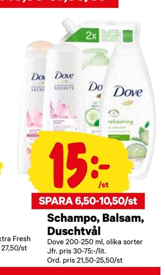 City Gross Schampo, Balsam, Duschtvål erbjuda