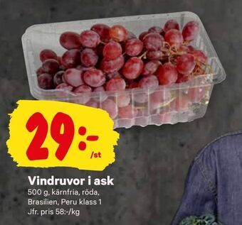 City Gross Vindruvor i ask erbjuda