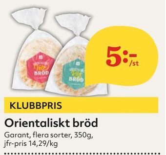 Hemköp Orientaliskt bröd erbjuda