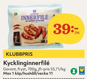 Hemköp Kycklinginnerfilé erbjuda