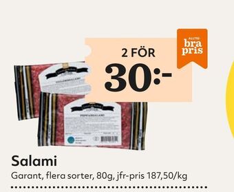 Hemköp Salami erbjuda