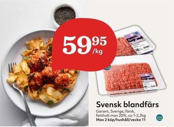 Hemköp Svensk blandfärs erbjuda