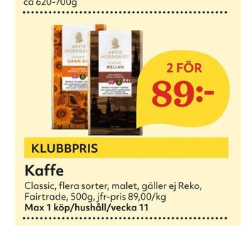 Hemköp Kaffe erbjuda