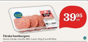 Hemköp Färska hamburgare erbjuda