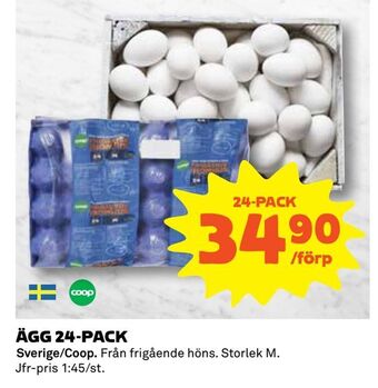 Coop Extra Ägg 24-pack erbjuda