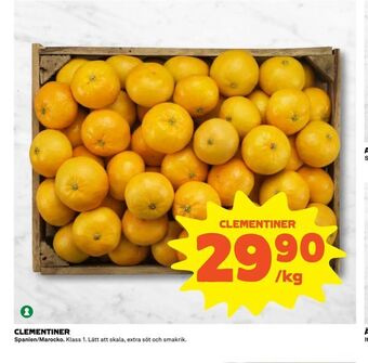 Coop Extra Clementiner erbjuda