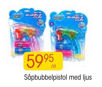 EKO Såpbubbelpistol med ljus erbjuda