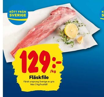 City Gross Fläskfile erbjuda