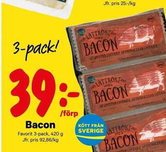 City Gross Bacon erbjuda
