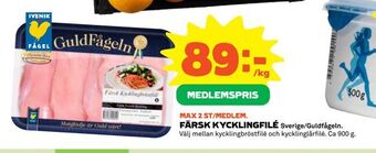 Coop Färsk kycklingfilé erbjuda