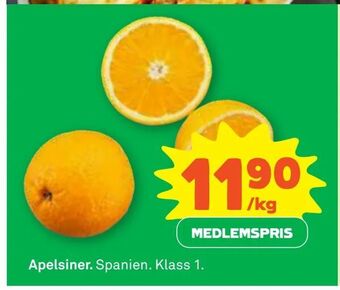 Coop Apelsiner erbjuda