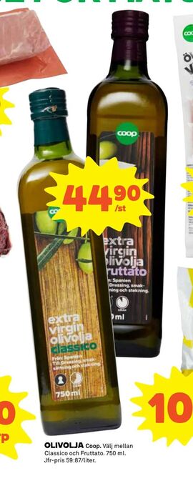 Coop Olivolja erbjuda