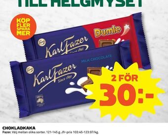 Coop Daglivs Chokladkaka erbjuda