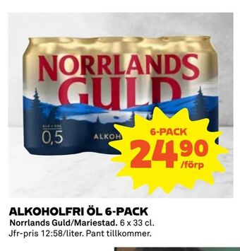 Coop Daglivs Alkoholfri öl 6-pack erbjuda