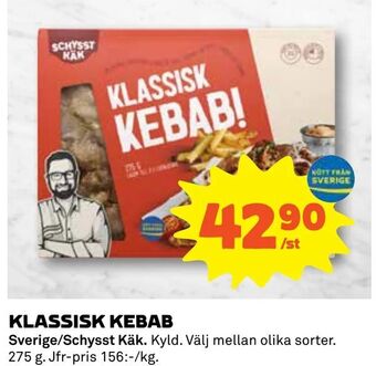 Coop Daglivs Klassisk kebab erbjuda