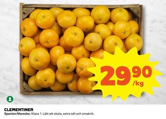 Coop Daglivs Clementiner erbjuda