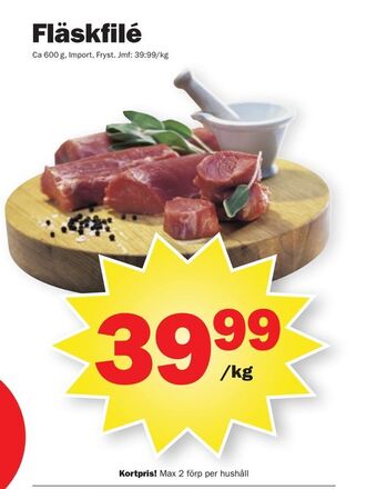 Pekås Fläskfilé erbjuda