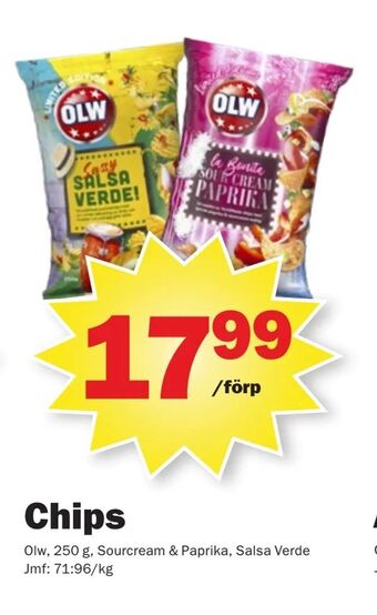 Pekås Chips erbjuda