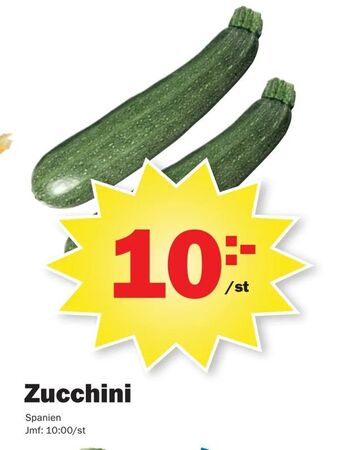 Pekås Zucchini erbjuda