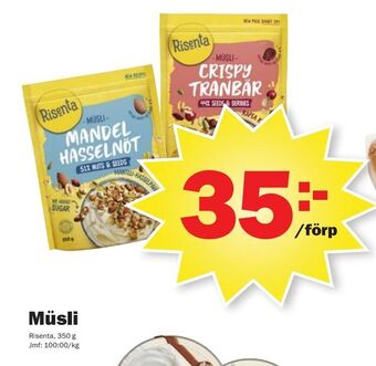 Pekås Müsli erbjuda