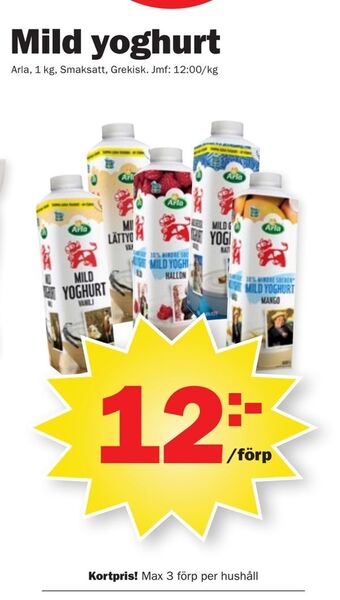 Pekås Mild yoghurt erbjuda