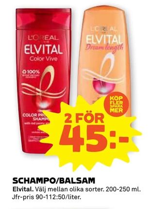 Stora Coop Schampo/balsam erbjuda
