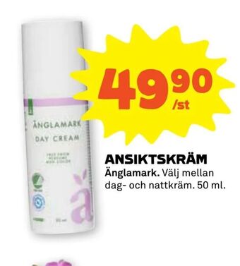 Stora Coop Ansiktskräm erbjuda
