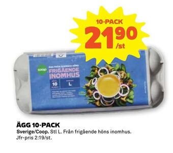 Stora Coop Ägg 10-pack erbjuda