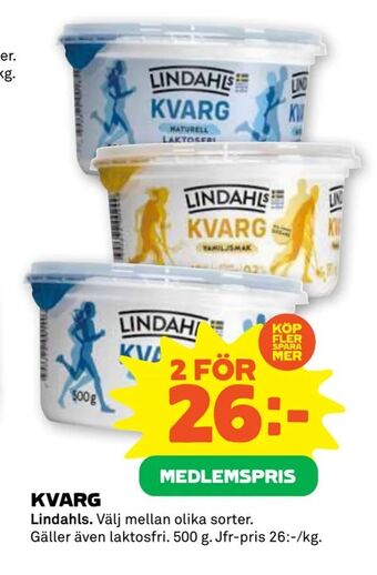 Stora Coop Kvarg erbjuda