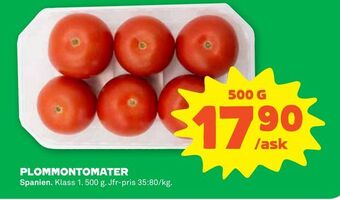 Stora Coop PLOMMONTOMATER erbjuda